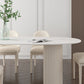 Metal Traditional Luxury Oval Table Sintered Stone Indoor Table for Dining Room Clearhalo ' dining_table' 'Dining Tables & Seating' 'Dining Tables' 'Furniture' 'furniture_dining_table' 'Kitchen & Dining Furniture' 'kitchen&dining_furn' 'kitchen' 'kitchen_dining_table' 4156273