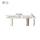 Metal Traditional Luxury Oval Table Sintered Stone Indoor Table for Dining Room Clearhalo ' dining_table' 'Dining Tables & Seating' 'Dining Tables' 'Furniture' 'furniture_dining_table' 'Kitchen & Dining Furniture' 'kitchen&dining_furn' 'kitchen' 'kitchen_dining_table' 4156279