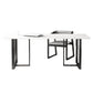Rectangle Double Pedestal Industrial Table Fixed Table with Sintered Stone Clearhalo ' dining_table' 'Dining Tables & Seating' 'Dining Tables' 'furn' 'furn_dining_table' 'Furniture' 'furniture_dining_table' 'Kitchen & Dining Furniture' 'kitchen&dining_furn' 'kitchen' 'kitchen_dining_table' 4156434
