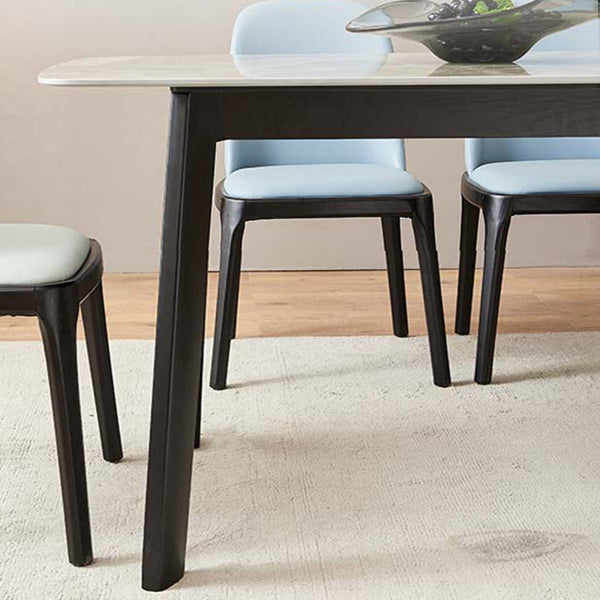 Sintered Stone Table Industrial 4 Legs Table for Dining Room Clearhalo ' dining_table' 'Dining Tables & Seating' 'Dining Tables' 'furn' 'furn_dining_table' 'Furniture' 'furniture_dining_table' 'Kitchen & Dining Furniture' 'kitchen&dining_furn' 'kitchen' 'kitchen_dining_table' 4156447
