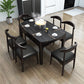 Minimalist Extendable Round Shape Table Standard Sintered Stone Dining Table for Kitchen Black Without Chairs Clearhalo ' dining_table' 'Dining Tables & Seating' 'Dining Tables' 'furn' 'furn_dining_table' 'Furniture' 'furniture_dining_table' 'Kitchen & Dining Furniture' 'kitchen&dining_furn' 'kitchen' 'kitchen_dining_table' 4156455