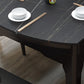 Minimalist Extendable Round Shape Table Standard Sintered Stone Dining Table for Kitchen Clearhalo ' dining_table' 'Dining Tables & Seating' 'Dining Tables' 'furn' 'furn_dining_table' 'Furniture' 'furniture_dining_table' 'Kitchen & Dining Furniture' 'kitchen&dining_furn' 'kitchen' 'kitchen_dining_table' 4156462