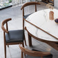 Minimalist Extendable Round Shape Table Standard Sintered Stone Dining Table for Kitchen Clearhalo ' dining_table' 'Dining Tables & Seating' 'Dining Tables' 'furn' 'furn_dining_table' 'Furniture' 'furniture_dining_table' 'Kitchen & Dining Furniture' 'kitchen&dining_furn' 'kitchen' 'kitchen_dining_table' 4156463
