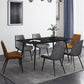 Sintered Stone Industrial Dining Table 4 Legs Base Rectangle Table for Home Clearhalo ' dining_table' 'Dining Tables & Seating' 'Dining Tables' 'furn' 'furn_dining_table' 'Furniture' 'furniture_dining_table' 'Kitchen & Dining Furniture' 'kitchen&dining_furn' 'kitchen' 'kitchen_dining_table' 4156483