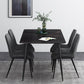 Sintered Stone Industrial Dining Table 4 Legs Base Rectangle Table for Home Clearhalo ' dining_table' 'Dining Tables & Seating' 'Dining Tables' 'furn' 'furn_dining_table' 'Furniture' 'furniture_dining_table' 'Kitchen & Dining Furniture' 'kitchen&dining_furn' 'kitchen' 'kitchen_dining_table' 4156484
