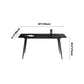 Sintered Stone Industrial Dining Table 4 Legs Base Rectangle Table for Home Clearhalo ' dining_table' 'Dining Tables & Seating' 'Dining Tables' 'furn' 'furn_dining_table' 'Furniture' 'furniture_dining_table' 'Kitchen & Dining Furniture' 'kitchen&dining_furn' 'kitchen' 'kitchen_dining_table' 4156493