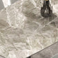 Contemporary Sintered Stone Dining Table Gray Rectangle Dining Table for Kitchen Clearhalo ' dining_table' 'Dining Tables & Seating' 'Dining Tables' 'furn' 'furn_dining_table' 'Furniture' 'furniture_dining_table' 'Kitchen & Dining Furniture' 'kitchen&dining_furn' 'kitchen' 'kitchen_dining_table' 4156515