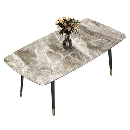 Contemporary Sintered Stone Dining Table Gray Rectangle Dining Table for Kitchen Without Chairs Clearhalo ' dining_table' 'Dining Tables & Seating' 'Dining Tables' 'furn' 'furn_dining_table' 'Furniture' 'furniture_dining_table' 'Kitchen & Dining Furniture' 'kitchen&dining_furn' 'kitchen' 'kitchen_dining_table' 4156517
