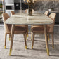 Solid Wood Contemporary Rectangular Table Sintered Stone Top Table with Wood Legs Clearhalo ' dining_table' 'Dining Tables & Seating' 'Dining Tables' 'furn' 'furn_dining_table' 'Furniture' 'furniture_dining_table' 'Kitchen & Dining Furniture' 'kitchen&dining_furn' 'kitchen' 'kitchen_dining_table' 4156524