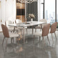 Modern Style Dining Table Rectangle Sintered Stone Dining Table with 4 Legs Clearhalo ' dining_table' 'Dining Tables & Seating' 'Dining Tables' 'furn' 'furn_dining_table' 'Furniture' 'furniture_dining_table' 'Kitchen & Dining Furniture' 'kitchen&dining_furn' 'kitchen' 'kitchen_dining_table' 4156538