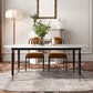 Minimalist Oval Sintered Stone Table Standard Dining Table for Kitchen Clearhalo ' dining_table' 'Dining Tables & Seating' 'Dining Tables' 'furn' 'furn_dining_table' 'Furniture' 'furniture_dining_table' 'Kitchen & Dining Furniture' 'kitchen&dining_furn' 'kitchen' 'kitchen_dining_table' 4156563