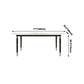 Minimalist Oval Sintered Stone Table Standard Dining Table for Kitchen Clearhalo ' dining_table' 'Dining Tables & Seating' 'Dining Tables' 'furn' 'furn_dining_table' 'Furniture' 'furniture_dining_table' 'Kitchen & Dining Furniture' 'kitchen&dining_furn' 'kitchen' 'kitchen_dining_table' 4156572