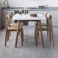 Simple Sintered Stone Dining Table 4 Legs Wood Base Rectangle Table for Home Clearhalo ' dining_table' 'Dining Tables & Seating' 'Dining Tables' 'furn' 'furn_dining_table' 'Furniture' 'furniture_dining_table' 'Kitchen & Dining Furniture' 'kitchen&dining_furn' 'kitchen' 'kitchen_dining_table' 4156668