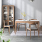 Rectangle Mid-Century Modern Dining Table White Sintered Stone Table with 4 Solid Wood Legs Clearhalo ' dining_table' 'Dining Tables & Seating' 'Dining Tables' 'furn' 'furn_dining_table' 'Furniture' 'furniture_dining_table' 'Kitchen & Dining Furniture' 'kitchen&dining_furn' 'kitchen' 'kitchen_dining_table' 4156701