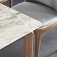 Rectangle Mid-Century Modern Dining Table Sintered Stone Table with 4 Solid Wood Legs Clearhalo ' dining_table' 'Dining Tables & Seating' 'Dining Tables' 'furn' 'furn_dining_table' 'Furniture' 'furniture_dining_table' 'Kitchen & Dining Furniture' 'kitchen&dining_furn' 'kitchen' 'kitchen_dining_table' 4156719