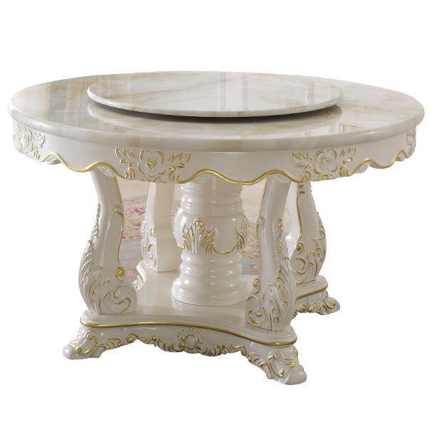 Victorian Style Round Dining Table Rubberwood Solid Wood Pedestal Table for Dining Room Without Chairs Clearhalo ' dining_table' 'Dining Tables & Seating' 'Dining Tables' 'furn' 'furn_dining_table' 'Furniture' 'furniture_dining_table' 'Kitchen & Dining Furniture' 'kitchen&dining_furn' 'kitchen' 'kitchen_dining_table' 4156765