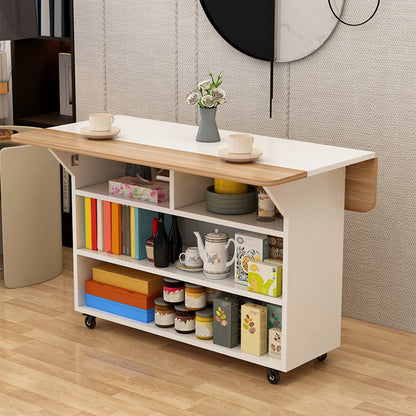 Solid Wood Mid-Century Rectangular Table Wood Top Table with Drop Leaf Wood 39.4"L x 31.5"W x 29.5"H Without Chairs Clearhalo ' dining_table' 'Dining Tables & Seating' 'Dining Tables' 'furn' 'furn_dining_table' 'Furniture' 'furniture_dining_table' 'Kitchen & Dining Furniture' 'kitchen&dining_furn' 'kitchen' 'kitchen_dining_table' 4156848