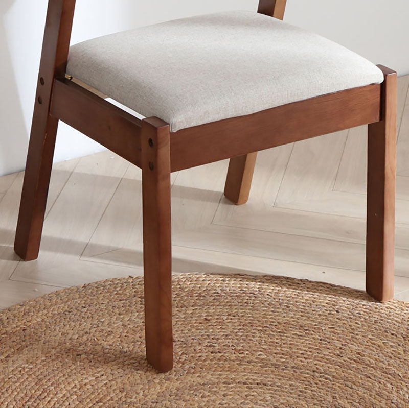 Traditional Wood Dining Arm Chair Open Back Single Dining Side Chair for Home Clearhalo ' kitchen&dining_furn' 'Dining Chairs' 'Dining Tables & Seating' 'dining_chair' 'furn' 'furn_dining_chair' 'Furniture' 'furniture_dining_chair' 'Kitchen & Dining Furniture' 'kitchen' 4156871