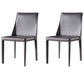 Modern Style Leather Dining Chairs Armless Solid Back Side Chairs for Kitchen Grey 2 Piece Set Clearhalo ' kitchen&dining_furn' 'Dining Chairs' 'Dining Tables & Seating' 'dining_chair' 'furn' 'furn_dining_chair' 'Furniture' 'furniture_dining_chair' 'Kitchen & Dining Furniture' 'kitchen' 4156920