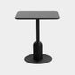 Metal Industrial Dining Table Wood Top Indoor Table with Pedestal Base Square Black Clearhalo ' dining_table' 'Dining Tables & Seating' 'Dining Tables' 'furn' 'furn_dining_table' 'Furniture' 'furniture_dining_table' 'Kitchen & Dining Furniture' 'kitchen&dining_furn' 'kitchen' 'kitchen_dining_table' 4156941