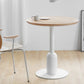 Metal Industrial Dining Table Wood Top Indoor Table with Pedestal Base Clearhalo ' dining_table' 'Dining Tables & Seating' 'Dining Tables' 'furn' 'furn_dining_table' 'Furniture' 'furniture_dining_table' 'Kitchen & Dining Furniture' 'kitchen&dining_furn' 'kitchen' 'kitchen_dining_table' 4156946