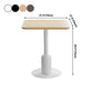 Metal Industrial Dining Table Wood Top Indoor Table with Pedestal Base Clearhalo ' dining_table' 'Dining Tables & Seating' 'Dining Tables' 'furn' 'furn_dining_table' 'Furniture' 'furniture_dining_table' 'Kitchen & Dining Furniture' 'kitchen&dining_furn' 'kitchen' 'kitchen_dining_table' 4156951