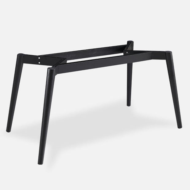 Sintered Stone Dining Table Simplicity Style 4 Legs Carbon Steel Base Rectangle Table for Home Clearhalo ' dining_table' 'Dining Tables & Seating' 'Dining Tables' 'furn' 'furn_dining_table' 'Furniture' 'furniture_dining_table' 'Kitchen & Dining Furniture' 'kitchen&dining_furn' 'kitchen' 'kitchen_dining_table' 4159084