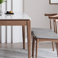 Rectangle Mid-Century Modern Dining Table White Sintered Stone Table with 4 Ash Solid Wood Legs Clearhalo ' dining_table' 'Dining Tables & Seating' 'Dining Tables' 'furn' 'furn_dining_table' 'Furniture' 'furniture_dining_table' 'Kitchen & Dining Furniture' 'kitchen&dining_furn' 'kitchen' 'kitchen_dining_table' 4159114