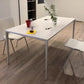 Modern Style Sintered Stone Table 4 Legs Base Rectangle Table for Home Clearhalo ' dining_table' 'Dining Tables & Seating' 'Dining Tables' 'Furniture' 'furniture_dining_table' 'Kitchen & Dining Furniture' 'kitchen&dining_furn' 'kitchen' 'kitchen_dining_table' 4159128