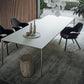 Modern Style Sintered Stone Table 4 Legs Aviation Aluminum Base Rectangle Table for Home Clearhalo ' dining_table' 'Dining Tables & Seating' 'Dining Tables' 'furn' 'furn_dining_table' 'Furniture' 'furniture_dining_table' 'Kitchen & Dining Furniture' 'kitchen&dining_furn' 'kitchen' 'kitchen_dining_table' 4159145