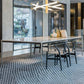 Modern Style Sintered Stone Table 4 Legs Aviation Aluminum Base Rectangle Table for Home Clearhalo ' dining_table' 'Dining Tables & Seating' 'Dining Tables' 'furn' 'furn_dining_table' 'Furniture' 'furniture_dining_table' 'Kitchen & Dining Furniture' 'kitchen&dining_furn' 'kitchen' 'kitchen_dining_table' 4159148