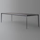 Modern Style Sintered Stone Table 4 Legs Aviation Aluminum Base Rectangle Table for Home Gray Without Chairs Clearhalo ' dining_table' 'Dining Tables & Seating' 'Dining Tables' 'furn' 'furn_dining_table' 'Furniture' 'furniture_dining_table' 'Kitchen & Dining Furniture' 'kitchen&dining_furn' 'kitchen' 'kitchen_dining_table' 4159150