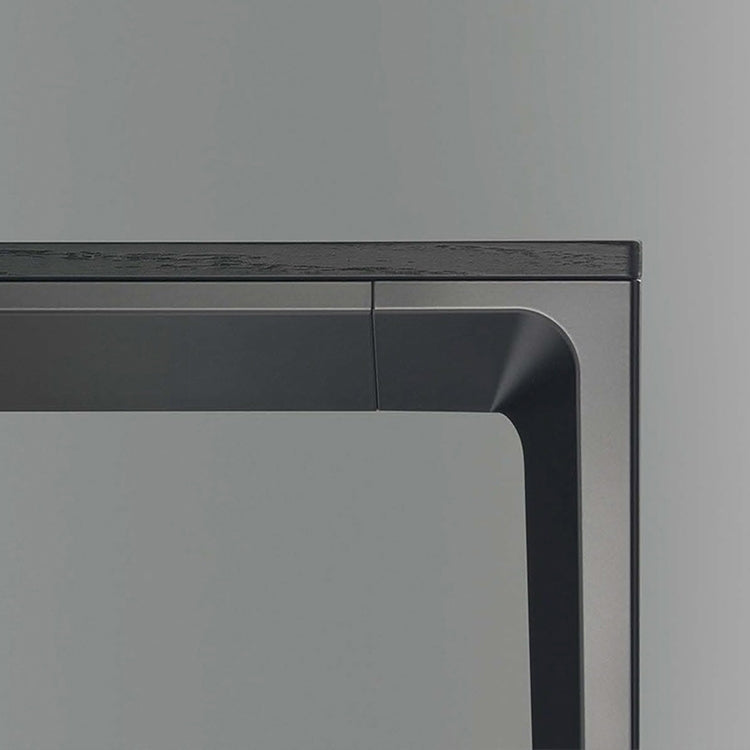 Modern Style Sintered Stone Table 4 Legs Aviation Aluminum Base Rectangle Table for Home Clearhalo ' dining_table' 'Dining Tables & Seating' 'Dining Tables' 'furn' 'furn_dining_table' 'Furniture' 'furniture_dining_table' 'Kitchen & Dining Furniture' 'kitchen&dining_furn' 'kitchen' 'kitchen_dining_table' 4159151