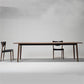 Rectangle Contemporary Dining Room Table Pine Solid Wood Table with 4 Legs Clearhalo ' dining_table' 'Dining Tables & Seating' 'Dining Tables' 'furn' 'furn_dining_table' 'Furniture' 'furniture_dining_table' 'Kitchen & Dining Furniture' 'kitchen&dining_furn' 'kitchen' 'kitchen_dining_table' 4159155