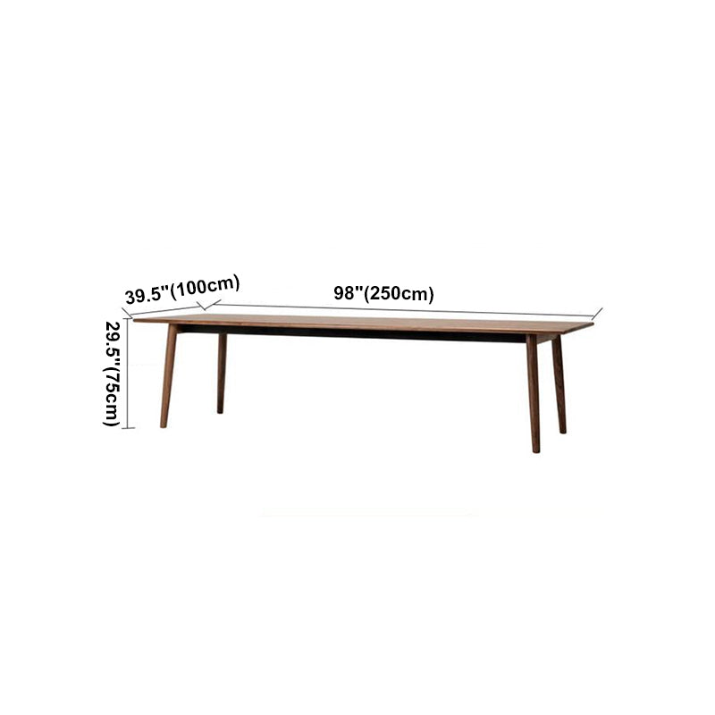 Rectangle Contemporary Dining Room Table Pine Solid Wood Table with 4 Legs Clearhalo ' dining_table' 'Dining Tables & Seating' 'Dining Tables' 'furn' 'furn_dining_table' 'Furniture' 'furniture_dining_table' 'Kitchen & Dining Furniture' 'kitchen&dining_furn' 'kitchen' 'kitchen_dining_table' 4159166