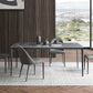 Simple Style Sintered Stone Table 4 Legs Aluminum Base Rectangle Table for Home Clearhalo ' dining_table' 'Dining Tables & Seating' 'Dining Tables' 'Furniture' 'furniture_dining_table' 'Kitchen & Dining Furniture' 'kitchen&dining_furn' 'kitchen' 'kitchen_dining_table' 4159171