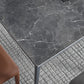 Simple Style Sintered Stone Table 4 Legs Aluminum Base Rectangle Table for Home Clearhalo ' dining_table' 'Dining Tables & Seating' 'Dining Tables' 'Furniture' 'furniture_dining_table' 'Kitchen & Dining Furniture' 'kitchen&dining_furn' 'kitchen' 'kitchen_dining_table' 4159176