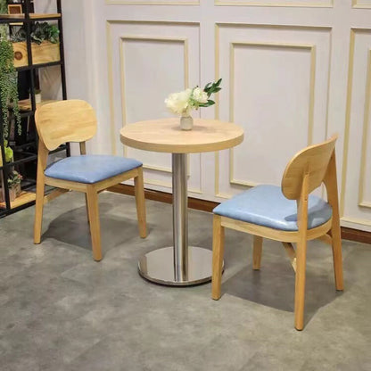 Industrial Style Dining Table Home Kitchen Dinner Room Furniture with Metal Base Round Natural Without Chairs Clearhalo ' dining_table' 'Dining Tables & Seating' 'Dining Tables' 'furn' 'furn_dining_table' 'Furniture' 'furniture_dining_table' 'Kitchen & Dining Furniture' 'kitchen&dining_furn' 'kitchen' 'kitchen_dining_table' 4159226