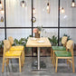 Industrial Style Dining Table Home Kitchen Dinner Room Furniture with Metal Base Rectangle Natural Without Chairs Clearhalo ' dining_table' 'Dining Tables & Seating' 'Dining Tables' 'furn' 'furn_dining_table' 'Furniture' 'furniture_dining_table' 'Kitchen & Dining Furniture' 'kitchen&dining_furn' 'kitchen' 'kitchen_dining_table' 4159228