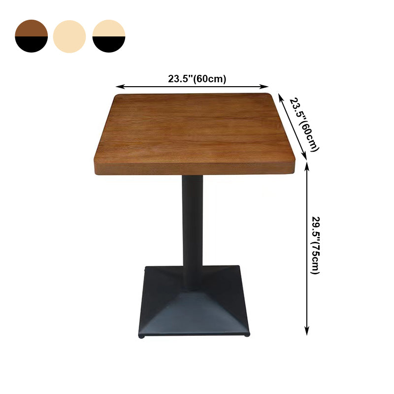 Industrial Style Dining Table Home Kitchen Dinner Room Furniture with Metal Base Clearhalo ' dining_table' 'Dining Tables & Seating' 'Dining Tables' 'furn' 'furn_dining_table' 'Furniture' 'furniture_dining_table' 'Kitchen & Dining Furniture' 'kitchen&dining_furn' 'kitchen' 'kitchen_dining_table' 4159238