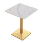 Traditional Luxury Dining Table White Sintered Stone Table with Gold Metal Base Square Without Chairs Clearhalo ' dining_table' 'Dining Tables & Seating' 'Dining Tables' 'furn' 'furn_dining_table' 'Furniture' 'furniture_dining_table' 'Kitchen & Dining Furniture' 'kitchen&dining_furn' 'kitchen' 'kitchen_dining_table' 4159293