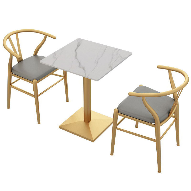 Traditional Luxury Dining Table White Sintered Stone Table with Gold Metal Base Clearhalo ' dining_table' 'Dining Tables & Seating' 'Dining Tables' 'furn' 'furn_dining_table' 'Furniture' 'furniture_dining_table' 'Kitchen & Dining Furniture' 'kitchen&dining_furn' 'kitchen' 'kitchen_dining_table' 4159295
