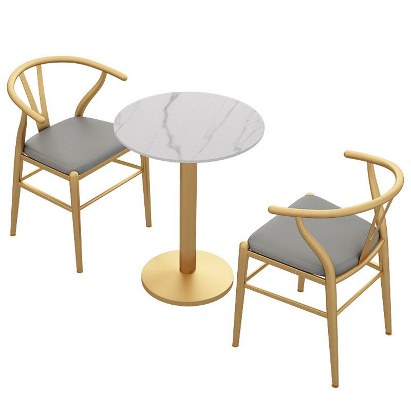 Traditional Luxury Dining Table White Sintered Stone Table with Gold Metal Base Clearhalo ' dining_table' 'Dining Tables & Seating' 'Dining Tables' 'furn' 'furn_dining_table' 'Furniture' 'furniture_dining_table' 'Kitchen & Dining Furniture' 'kitchen&dining_furn' 'kitchen' 'kitchen_dining_table' 4159296