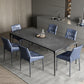 Modern Gray Dining Table Rectangle Sintered Stone Dining Table with 4 Legs Clearhalo ' dining_table' 'Dining Tables & Seating' 'Dining Tables' 'Furniture' 'furniture_dining_table' 'Kitchen & Dining Furniture' 'kitchen&dining_furn' 'kitchen' 'kitchen_dining_table' 4159398