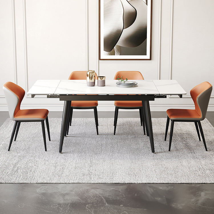 Rectangle Dining Site Table Simplicity Style Dining Room Collection with 4-foot Clearhalo ' dining_table' 'Dining Tables & Seating' 'Dining Tables' 'furn' 'furn_dining_table' 'Furniture' 'furniture_dining_table' 'Kitchen & Dining Furniture' 'kitchen&dining_furn' 'kitchen' 'kitchen_dining_table' 4159438