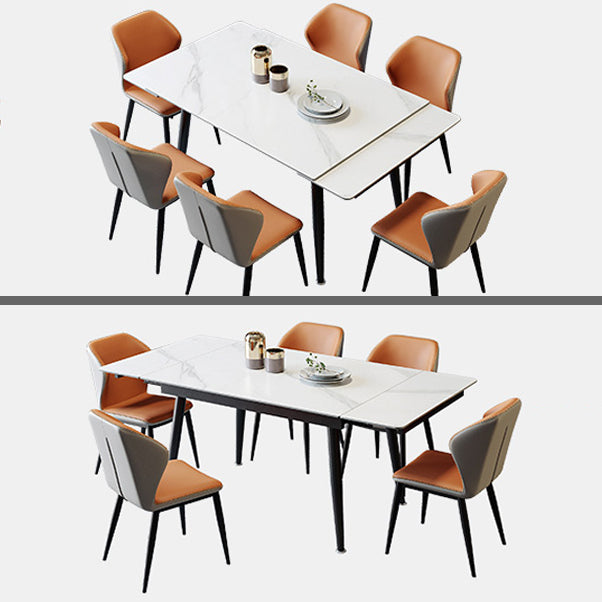 Rectangle Dining Site Table Simplicity Style Dining Room Collection with 4-foot Clearhalo ' dining_table' 'Dining Tables & Seating' 'Dining Tables' 'furn' 'furn_dining_table' 'Furniture' 'furniture_dining_table' 'Kitchen & Dining Furniture' 'kitchen&dining_furn' 'kitchen' 'kitchen_dining_table' 4159445