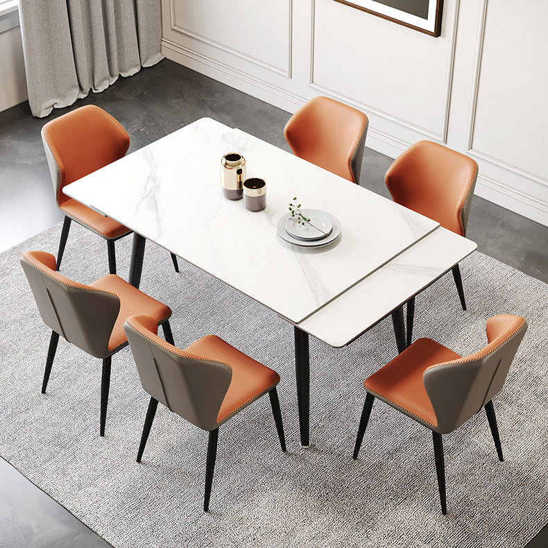 Rectangle Dining Site Table Simplicity Style Dining Room Collection with 4-foot Clearhalo ' dining_table' 'Dining Tables & Seating' 'Dining Tables' 'furn' 'furn_dining_table' 'Furniture' 'furniture_dining_table' 'Kitchen & Dining Furniture' 'kitchen&dining_furn' 'kitchen' 'kitchen_dining_table' 4159447