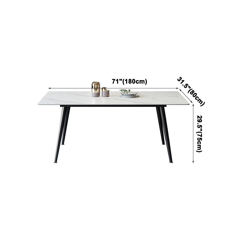 Rectangle Dining Site Table Simplicity Style Dining Room Collection with 4-foot Clearhalo ' dining_table' 'Dining Tables & Seating' 'Dining Tables' 'furn' 'furn_dining_table' 'Furniture' 'furniture_dining_table' 'Kitchen & Dining Furniture' 'kitchen&dining_furn' 'kitchen' 'kitchen_dining_table' 4159453