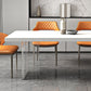 Acrylic Contemporary Rectangular Dining Sintered Stone Dining Table for Kitchen Clearhalo ' dining_table' 'Dining Tables & Seating' 'Dining Tables' 'furn' 'furn_dining_table' 'Furniture' 'furniture_dining_table' 'Kitchen & Dining Furniture' 'kitchen&dining_furn' 'kitchen' 'kitchen_dining_table' 4159457