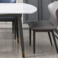 Round Traditional Luxury Dining Table Sintered Stone Table with 4 Black Legs Clearhalo ' dining_table' 'Dining Tables & Seating' 'Dining Tables' 'furn' 'furn_dining_table' 'Furniture' 'furniture_dining_table' 'Kitchen & Dining Furniture' 'kitchen&dining_furn' 'kitchen' 'kitchen_dining_table' 4159473